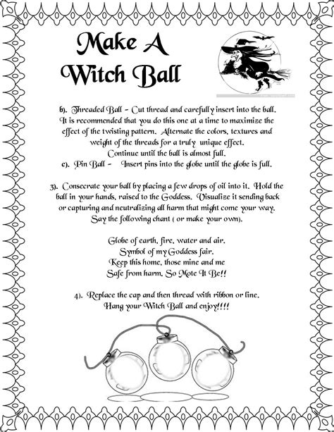 Craft your own witch balls